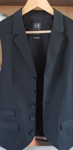 Armani Exchange Mens Pinstripe Vest